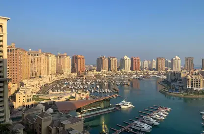 Apartment - 2 Bedrooms - 2 Bathrooms for sale in West Porto Drive - Porto Arabia - The Pearl Island - Doha