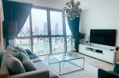Apartment - 2 Bedrooms - 3 Bathrooms for rent in Zig Zag Tower A - Zig Zag Towers - West Bay - Doha