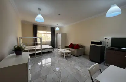 Living / Dining Room image for: Apartment - 1 Bathroom for rent in Souk Al gharaffa - Al Gharrafa - Doha, Image 1