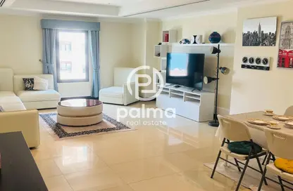 Apartment - 2 Bedrooms - 3 Bathrooms for rent in East Porto Drive - Porto Arabia - The Pearl Island - Doha