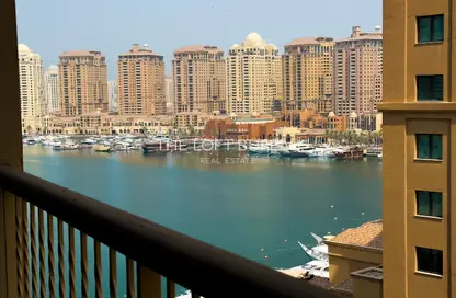 Apartment - 1 Bedroom - 2 Bathrooms for rent in West Porto Drive - Porto Arabia - The Pearl Island - Doha