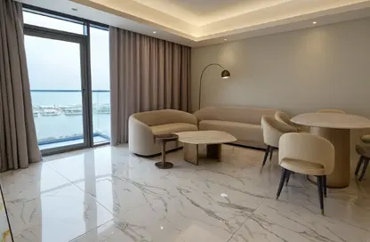 Apartment - 2 Bedrooms - 3 Bathrooms for rent in Lusail Marina Heights - Marina District - Lusail Apartment - 2 Bedrooms - 3 Bathrooms for rent in Lusail Marina Heights - Marina District - Lusail