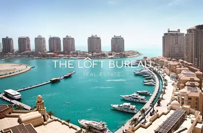 Apartment - 1 Bedroom - 2 Bathrooms for sale in Jumanah Tower 29 - Porto Arabia - The Pearl Island - Doha