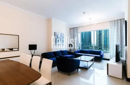 Apartment - 3 Bedrooms - 4 Bathrooms for rent in The Residence Tower - Diplomatic Street - West Bay - Doha