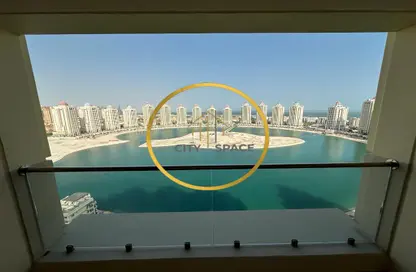 Apartment - 2 Bedrooms - 3 Bathrooms for rent in Al Mutahidah Tower - Viva Bahriyah - The Pearl Island - Doha