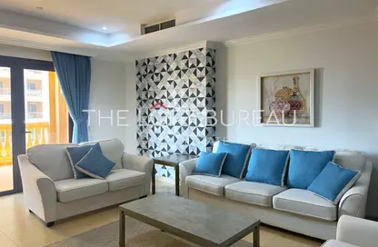 Apartment - 1 Bedroom - 2 Bathrooms for rent in Tower 5 - Porto Arabia - The Pearl Island - Doha