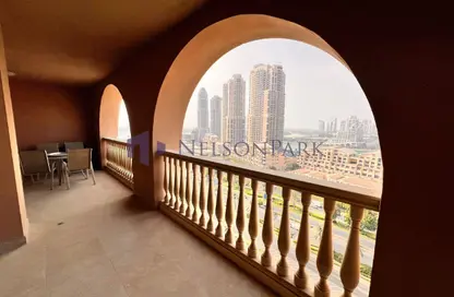 Apartment - 2 Bedrooms - 3 Bathrooms for rent in East Porto Drive - Porto Arabia - The Pearl Island - Doha