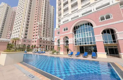 Apartment - 1 Bedroom - 2 Bathrooms for rent in Viva East - Viva Bahriyah - The Pearl Island - Doha