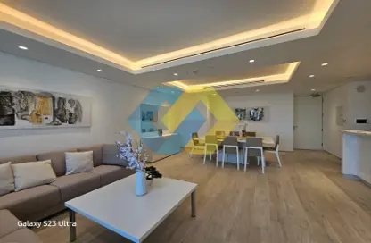 Living / Dining Room image for: Apartment - 2 Bedrooms - 2 Bathrooms for rent in Fox Hills - Fox Hills - Lusail, Image 1
