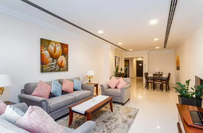 Apartment - 3 Bedrooms - 3 Bathrooms for rent in Mirage Residence 1 - Fereej Bin Mahmoud North - Fereej Bin Mahmoud - Doha