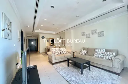 Apartment - 1 Bedroom - 2 Bathrooms for rent in West Porto Drive - Porto Arabia - The Pearl Island - Doha