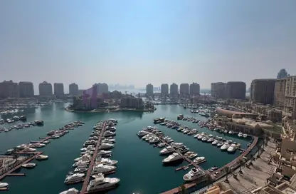 Apartment - 2 Bedrooms - 3 Bathrooms for rent in East Porto Drive - Porto Arabia - The Pearl Island - Doha