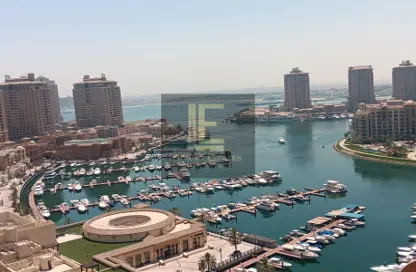 Apartment - 1 Bedroom - 2 Bathrooms for rent in East Porto Drive - Porto Arabia - The Pearl Island - Doha