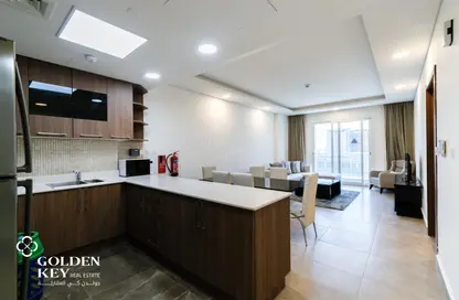 Kitchen image for: Apartment - 1 Bedroom - 2 Bathrooms for rent in Al Erkyah City - Lusail, Image 1
