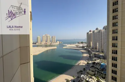 Apartment - 1 Bedroom - 2 Bathrooms for rent in Viva West - Viva Bahriyah - The Pearl Island - Doha