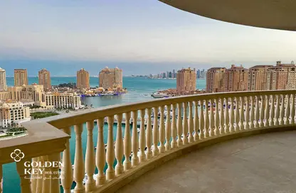 Apartment - 3 Bedrooms - 4 Bathrooms for rent in West Porto Drive - Porto Arabia - The Pearl Island - Doha