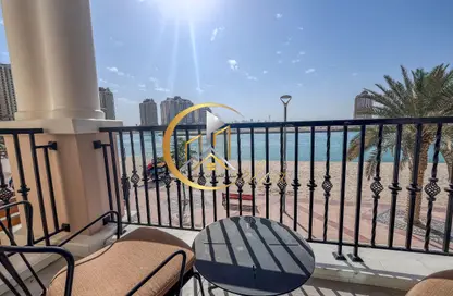 Duplex - 3 Bedrooms - 5 Bathrooms for rent in Viva Central - Viva Bahriyah - The Pearl Island - Doha