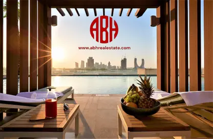 Balcony image for: Apartment - 1 Bedroom - 1 Bathroom for rent in Abraj Bay - Abraj Quartiers - The Pearl Island - Doha, Image 1