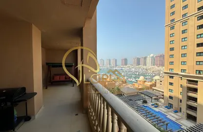 Apartment - 1 Bedroom - 2 Bathrooms for sale in East Porto Drive - Porto Arabia - The Pearl Island - Doha
