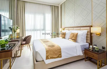 Room / Bedroom image for: Apartment - 1 Bedroom - 1 Bathroom for rent in Al Sadd Road - Al Sadd - Doha, Image 1