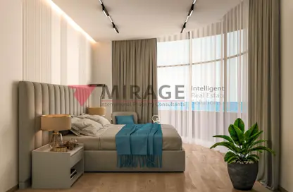 Room / Bedroom image for: Apartment - 1 Bedroom - 1 Bathroom for sale in The Waterfront - Lusail, Image 1