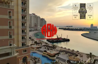 Apartment - Studio - 1 Bathroom for rent in Imperial Amber - Viva Bahriyah - The Pearl Island - Doha