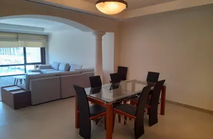 Apartment - 2 Bedrooms - 2 Bathrooms for rent in West Porto Drive - Porto Arabia - The Pearl Island - Doha