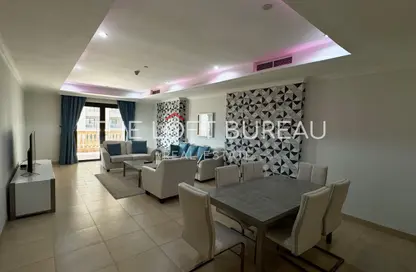 Apartment - 1 Bedroom - 2 Bathrooms for rent in Tower 5 - Porto Arabia - The Pearl Island - Doha
