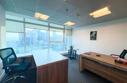 Office Space - Studio - 4 Bathrooms for rent in Al Jazeera Tower - West Bay - West Bay - Doha