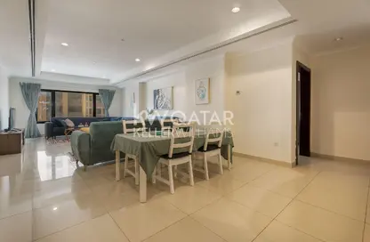 Apartment - 1 Bedroom - 2 Bathrooms for rent in West Porto Drive - Porto Arabia - The Pearl Island - Doha