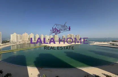 Apartment - 2 Bedrooms - 3 Bathrooms for rent in Viva Central - Viva Bahriyah - The Pearl Island - Doha