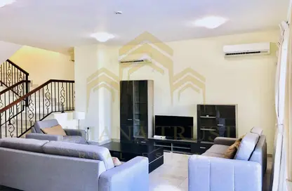 Living Room image for: Compound - 4 Bedrooms - 3 Bathrooms for rent in Al Waab - Al Waab - Doha, Image 1