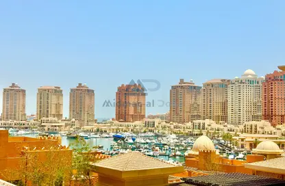 Apartment - 1 Bedroom - 2 Bathrooms for rent in West Porto Drive - Porto Arabia - The Pearl Island - Doha