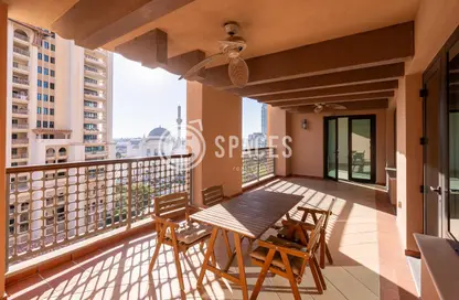 Terrace image for: Apartment - 2 Bedrooms - 3 Bathrooms for rent in West Porto Drive - Porto Arabia - The Pearl Island - Doha, Image 1
