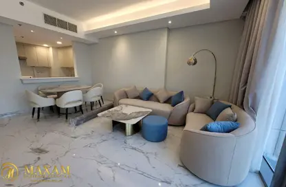 شقة - غرفة نوم - 2 حمامات للايجار في مرتفعات مارينا لوسيل - منطقة المارينا - الوسيل