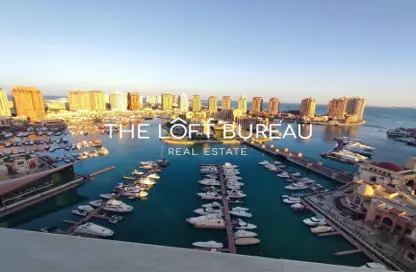 Apartment - 3 Bedrooms - 3 Bathrooms for sale in West Porto Drive - Porto Arabia - The Pearl Island - Doha