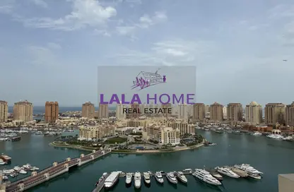 Apartment - 2 Bedrooms - 4 Bathrooms for rent in East Porto Drive - Porto Arabia - The Pearl Island - Doha