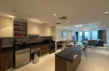 شقة - 1 حمام للايجار في البلاج الجنوبي - البلاج - جزيرة اللؤلؤة - الدوحة