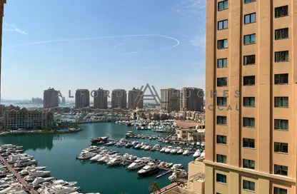Apartment - 1 Bedroom - 2 Bathrooms for rent in East Porto Drive - Porto Arabia - The Pearl Island - Doha