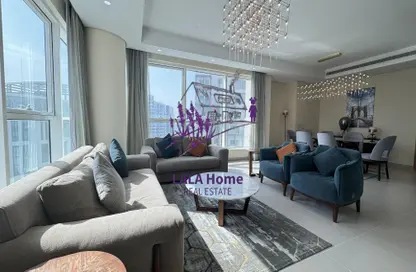 Apartment - 2 Bedrooms - 4 Bathrooms for rent in Lusail Residence - Marina District - Lusail