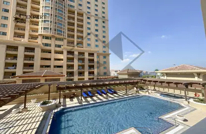 Pool image for: Apartment - 2 Bedrooms - 2 Bathrooms for rent in East Porto Drive - Porto Arabia - The Pearl Island - Doha, Image 1