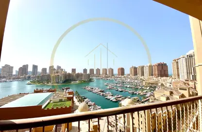 Apartment - 2 Bedrooms - 3 Bathrooms for rent in West Porto Drive - Porto Arabia - The Pearl Island - Doha