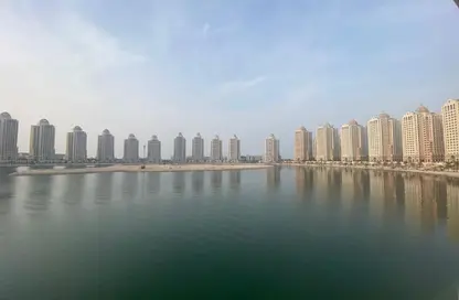 تاون هاوس - غرفة نوم - 2 حمامات للايجار في تاور 29 - فيفا بحرية - جزيرة اللؤلؤة - الدوحة