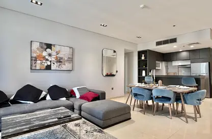 Apartment - 2 Bedrooms - 3 Bathrooms for rent in Lusail Marina Heights - Marina District - Lusail