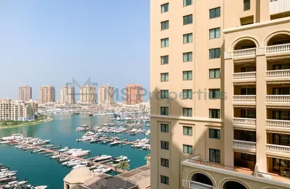 Apartment - 1 Bedroom - 2 Bathrooms for rent in East Porto Drive - Porto Arabia - The Pearl Island - Doha