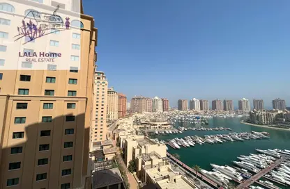 شقة - غرفة نوم - 2 حمامات للايجار في طريق بورتو الشرقي - بورتو أرابيا - جزيرة اللؤلؤة - الدوحة