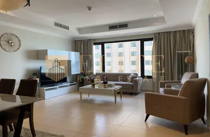 Apartment - 1 Bedroom - 2 Bathrooms for rent in West Porto Drive - Porto Arabia - The Pearl Island - Doha