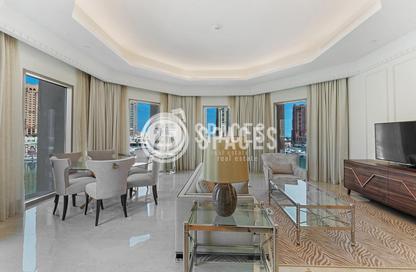 Apartment - 2 Bedrooms - 3 Bathrooms for rent in The St. Regis Marsa Arabia Island - Marsa Arabia - The Pearl Island - Doha