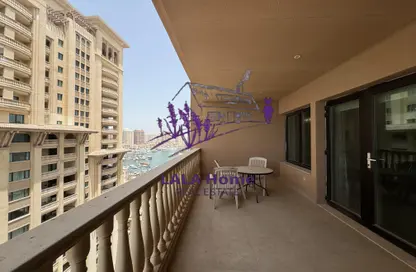 Apartment - 3 Bedrooms - 5 Bathrooms for rent in East Porto Drive - Porto Arabia - The Pearl Island - Doha
