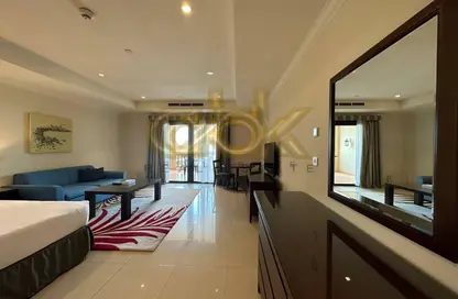 Apartment - Studio - 1 Bathroom for rent in East Porto Drive - Porto Arabia - The Pearl Island - Doha